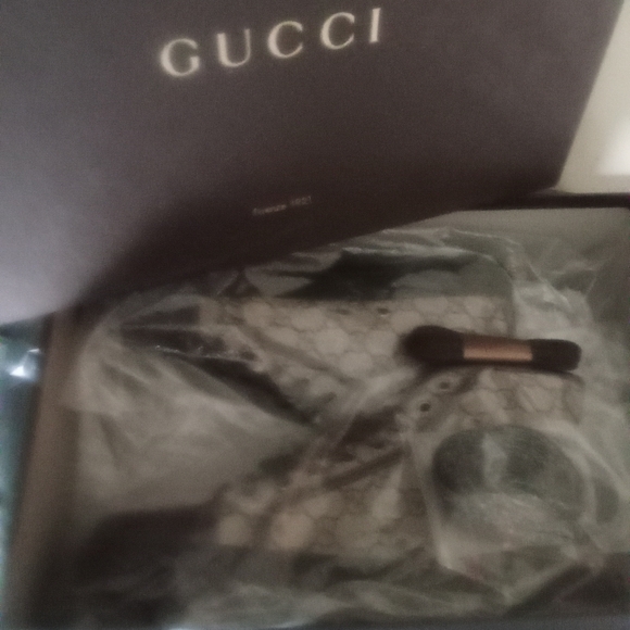 MEN'S TESSUTO GG SUPREME/NAPPA MOOREA BEIGE EBONY/COCOA - Picture 3 of 8